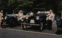 1913 Rolls Royce and 1914 Studebaker Postcard