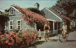 A Nantucket Cottage on the Quaint and Historic Island called "The Lady of the Sea" Massachusetts Postcard Postcard