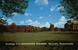 Worcester Academy Postcard