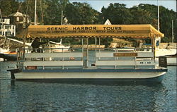 Harbor Tour Boat "Dixie Belle", Rocky Neck Gloucester, MA Postcard Postcard