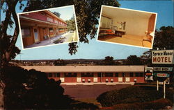 Spruce Manor Motel Gloucester, MA Postcard Postcard