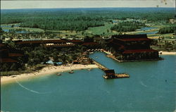 The Polynesian Village Anaheim, CA Disney Postcard Postcard