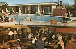 Dick Stacey's New Plaza Motel Postcard