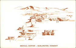 Medical Center Burlington, VT Postcard Postcard