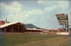 Hitching Post Motel Hollins, VA Postcard Postcard