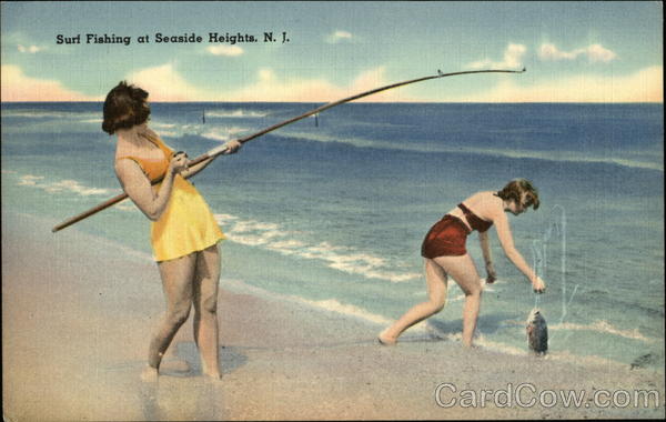 Surf Fishing Seaside Heights New Jersey