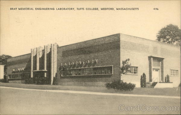 Bray Memorial Engineering Laboratory, Tufts College Medford Massachusetts