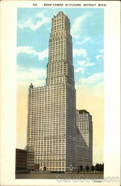 Book Tower, 81 Floors Detroit Michigan