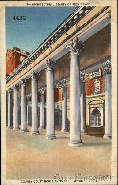 County Court House Entrance Providence Rhode Island
