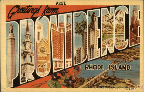 Greetings From Providence Rhode Island