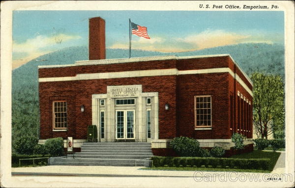 U. S. Post Office Emporium Pennsylvania