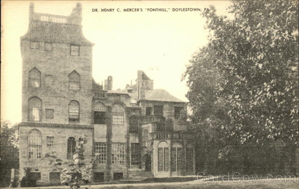 Dr. Henry C. Mercer's Fonthill Doylestown Pennsylvania