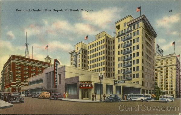Portland Central Bus Depot Oregon