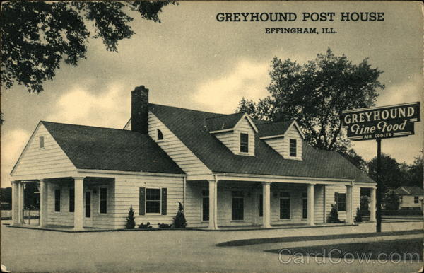 Greyhound Post House Effingham Illinois