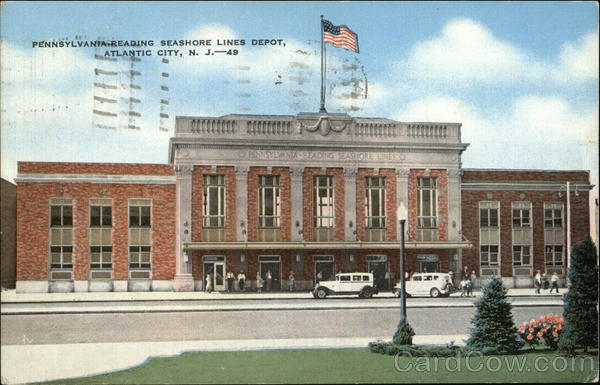 Pennsylvania-Reading Seashore Lines Depot Atlantic City New Jersey