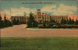 New Orleans Airport Buildings Postcard