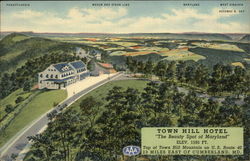 Town Hill Hotel Postcard