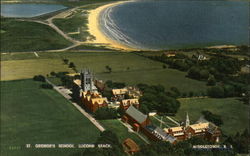 St. George's School, Second Beach Postcard