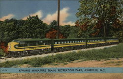 Kiwanis Miniature Train, Recreation Park Postcard