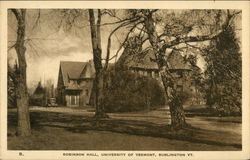 Robinson Hall, University of Vermont Postcard