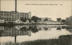 Goodall Worsted Mills, Mousam River Postcard