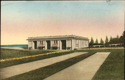 New Modern Bathhouse, Bay View House Postcard