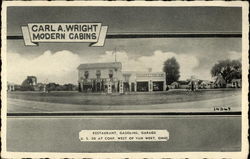 Carl A. Wright Modern Cabins Postcard