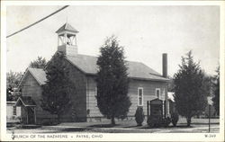 Church of the Nazarene Payne, OH Postcard Postcard