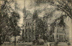 Oberlin College - Peters Hall Postcard