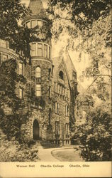 Warner Hall, Oberlin College Ohio Postcard Postcard