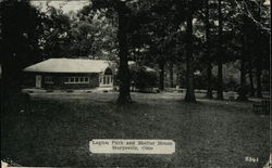 Legion Park and Shelter House Marysville, OH Postcard Postcard