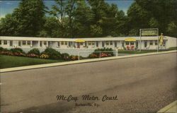 McCoy Motor Court Burkesville, KY Postcard Postcard