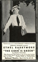 Ethel Barrymore in "The Corn is Green" Postcard
