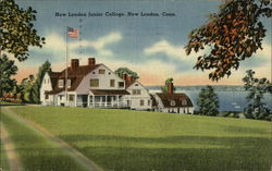 New London Junior College Connecticut Postcard Postcard