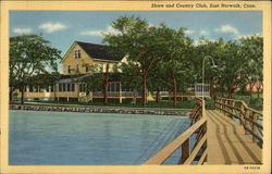 Shore and Country Club East Norwalk, CT Postcard Postcard