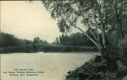 Little Squam Lake and Daniel Webster Highway Bridge Ashland, NH Postcard Postcard