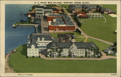 US Naval War College Newport, RI Postcard Postcard