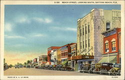 Beach Street, Looking South Postcard