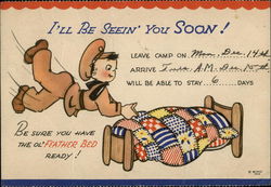 I'll be Seein' Postcard