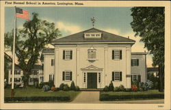 First Normal School in America Postcard