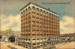 Traction Terminal Building Postcard