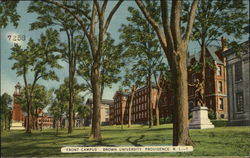 Front Campus, Brown University Postcard