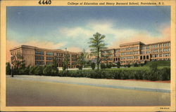 College of Education and Henry Barnard School Postcard
