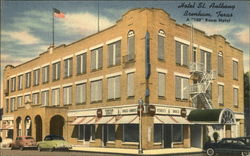 Hotel St. Anthony Brenham, TX Postcard Postcard