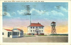 Race Point Coast Guard Station, Race Point, Cape Cod Provincetown, MA Postcard Postcard