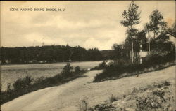 Scene Around Bound Brook, N.J Postcard