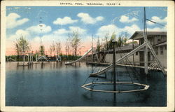 Crystal Pool Texarkana, TX Postcard Postcard