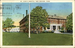 St. Luke's Hospital New Bedford, MA Postcard Postcard