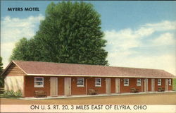 Myers Motel Postcard