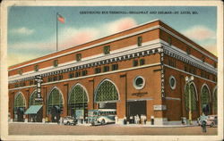 Greyhound Bus Terminal Postcard